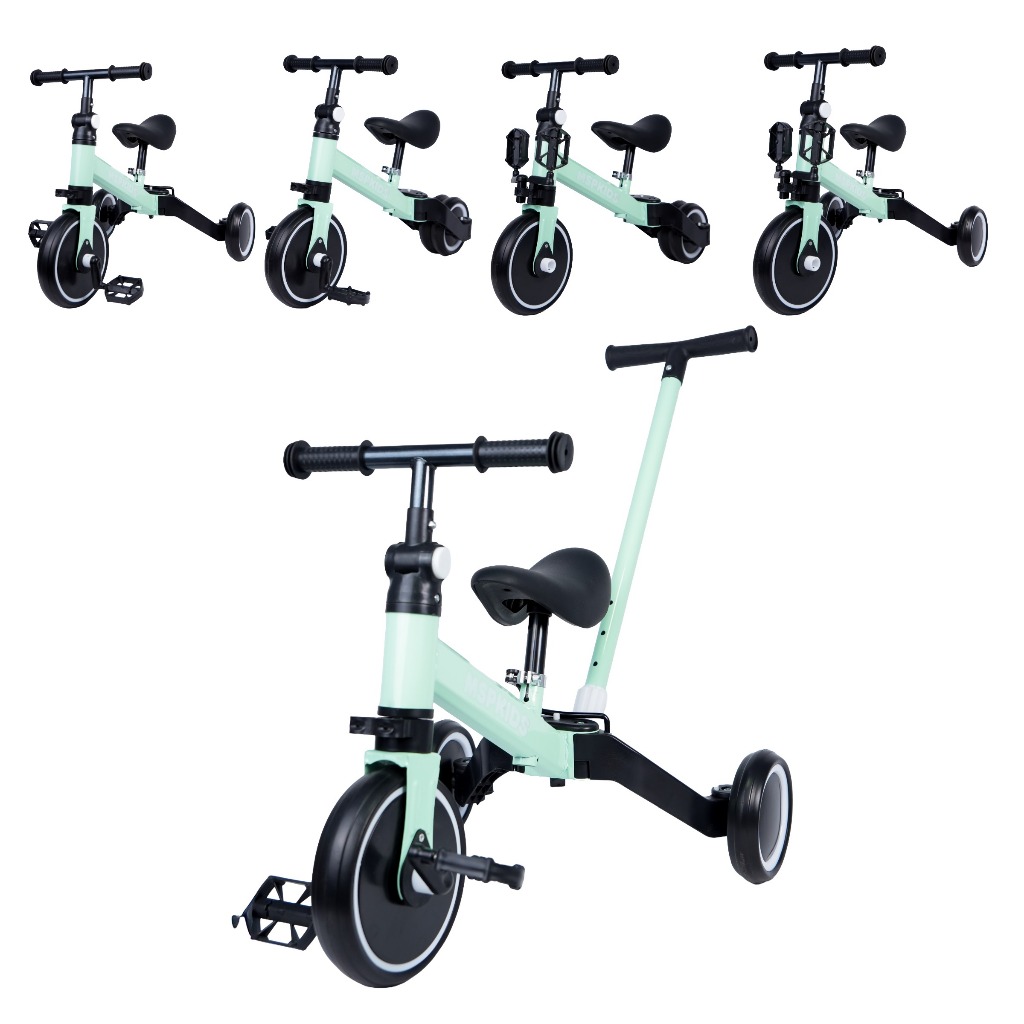 Bicicleta Triciclo Andador Equilíbrio 5 /1 Bicicl