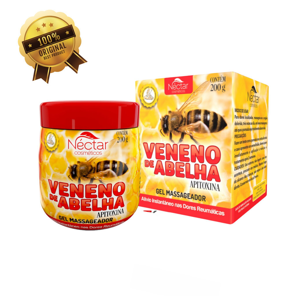 Kit com 3 Extrato Natural de Abelha 200g  Propried