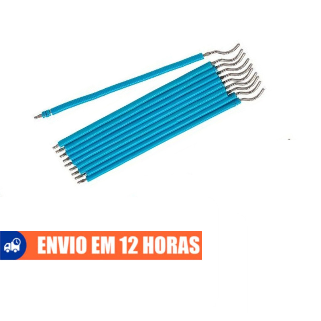 Borrachinha  Azul Bebê Aparelho Ortodôntico 100 