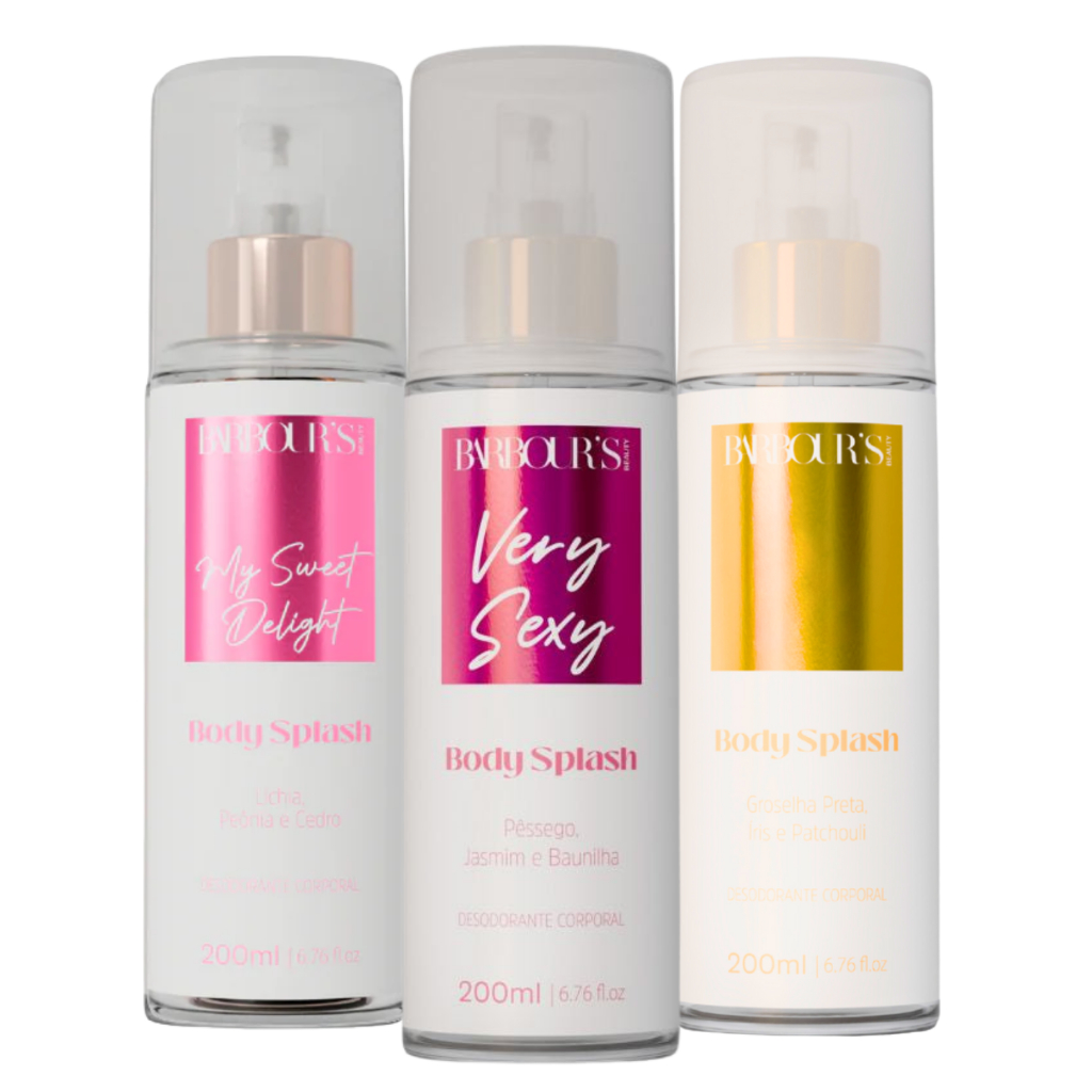 Kit 3 Body Splash Delight Very Sexy Living Grace B