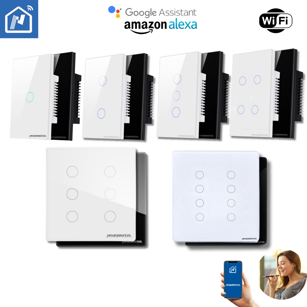 Interruptor Inteligente LITE WIFI Touch Smart Alex