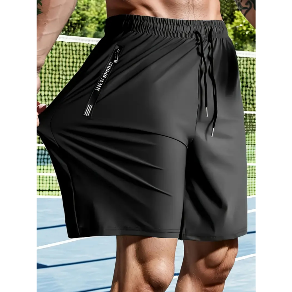 Bermuda Short Masculino Praia 2 Bolsos Zíper Seca