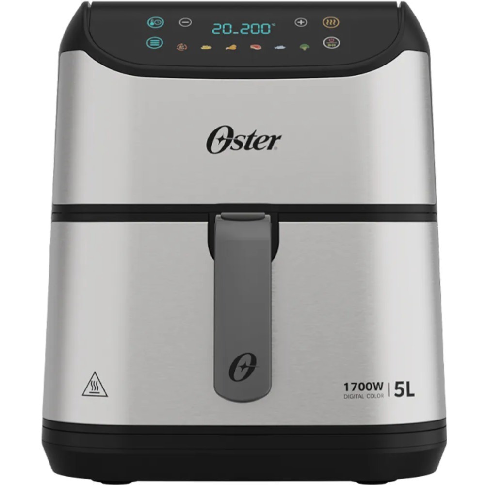 Fritadeira elétrica sem óleo air fryer digital 5