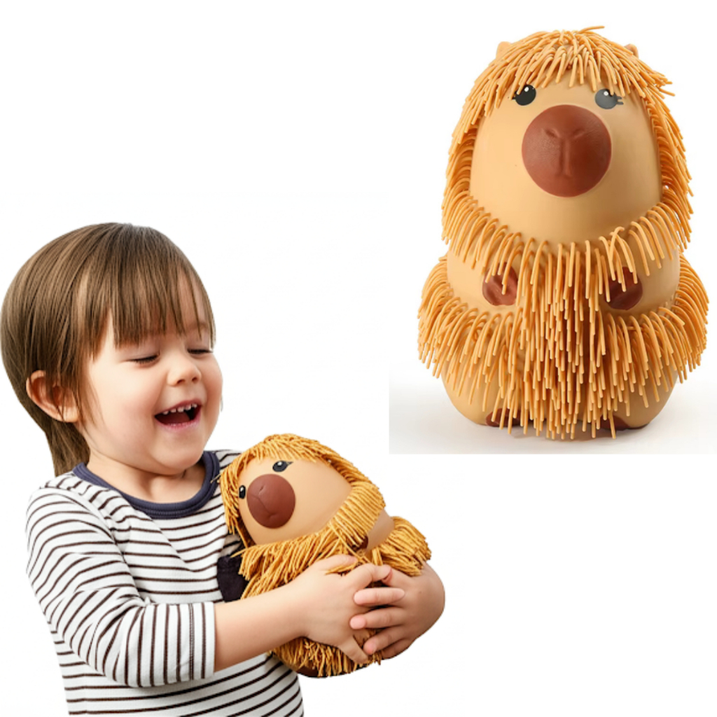 Brinquedo Squishy Capivara de Apertar Anti Stress 