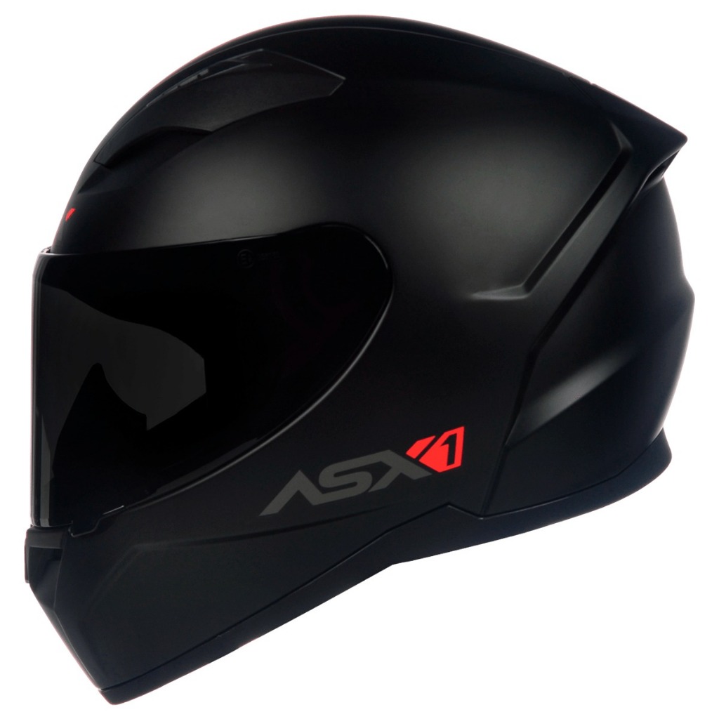 Capacete Moto Masculino Feminino Asx City Solid Pr