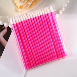 100 Aplicador Pincel Descartável Gloss e Batom Ma