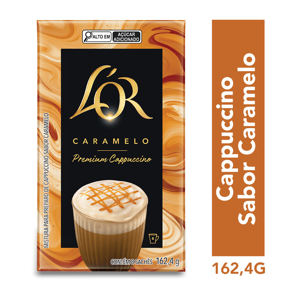 Cappuccino Premium LOR Caramelo 8 uni.