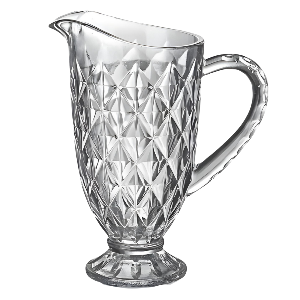 Jarra De Vidro Diamond 1,2L Para Água Suco Drinks