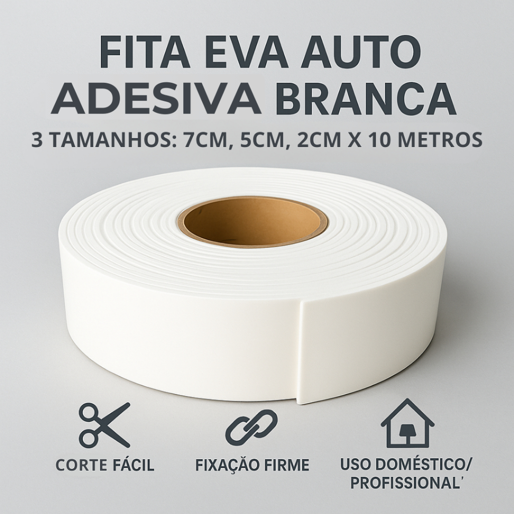 Fita EVA Ripado para Parede Autocolante: serve par