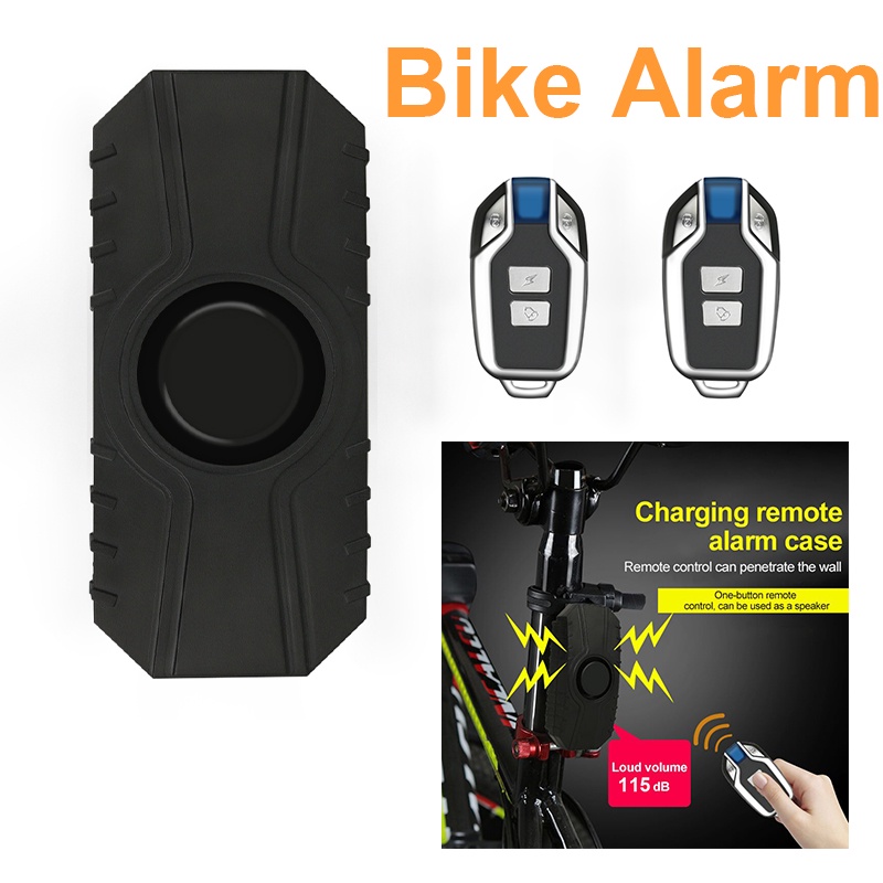 Alarme De Bicicleta Motocicleta Elétrico Seguran�