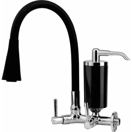 Torneira Cozinha Gourmet Filtro Parede Tubo Cone L