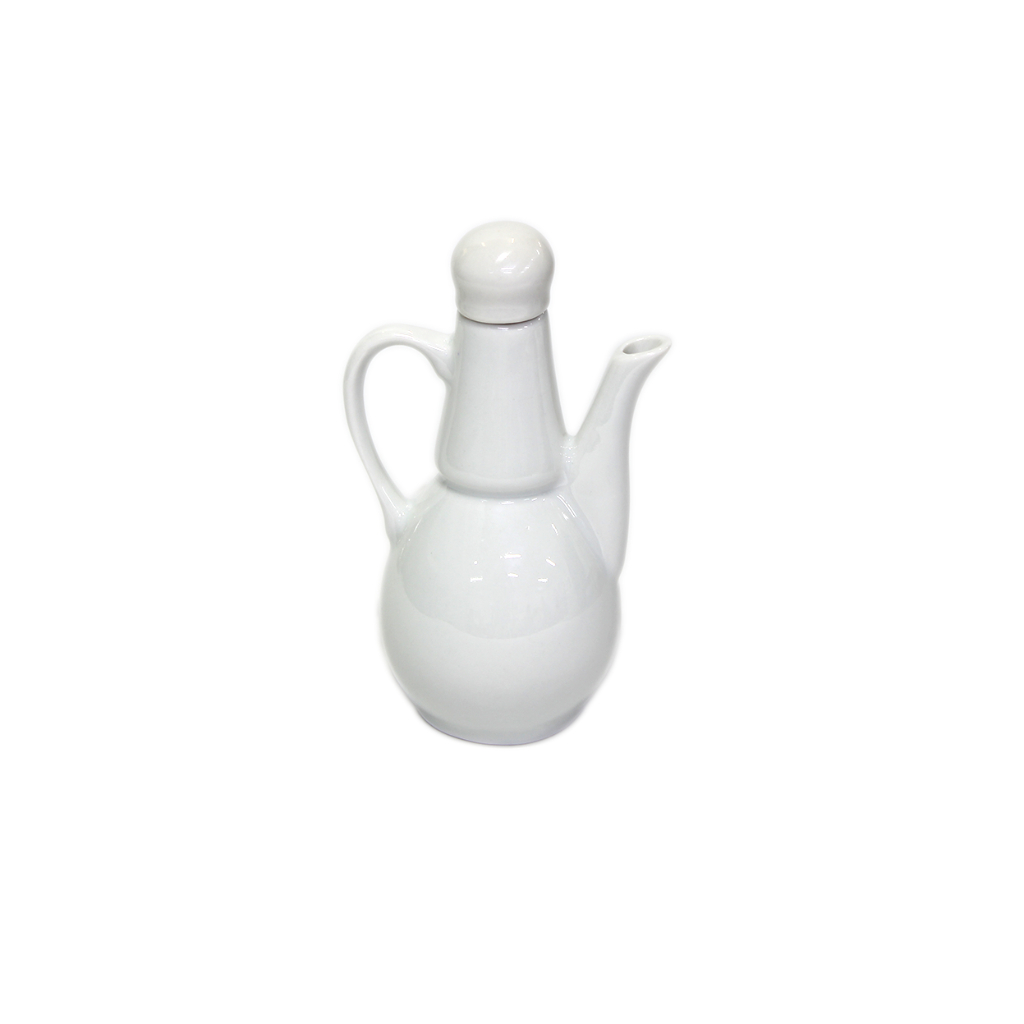 Porta Azeite E Vinagre Jarrinha Tampa Alça Porcel