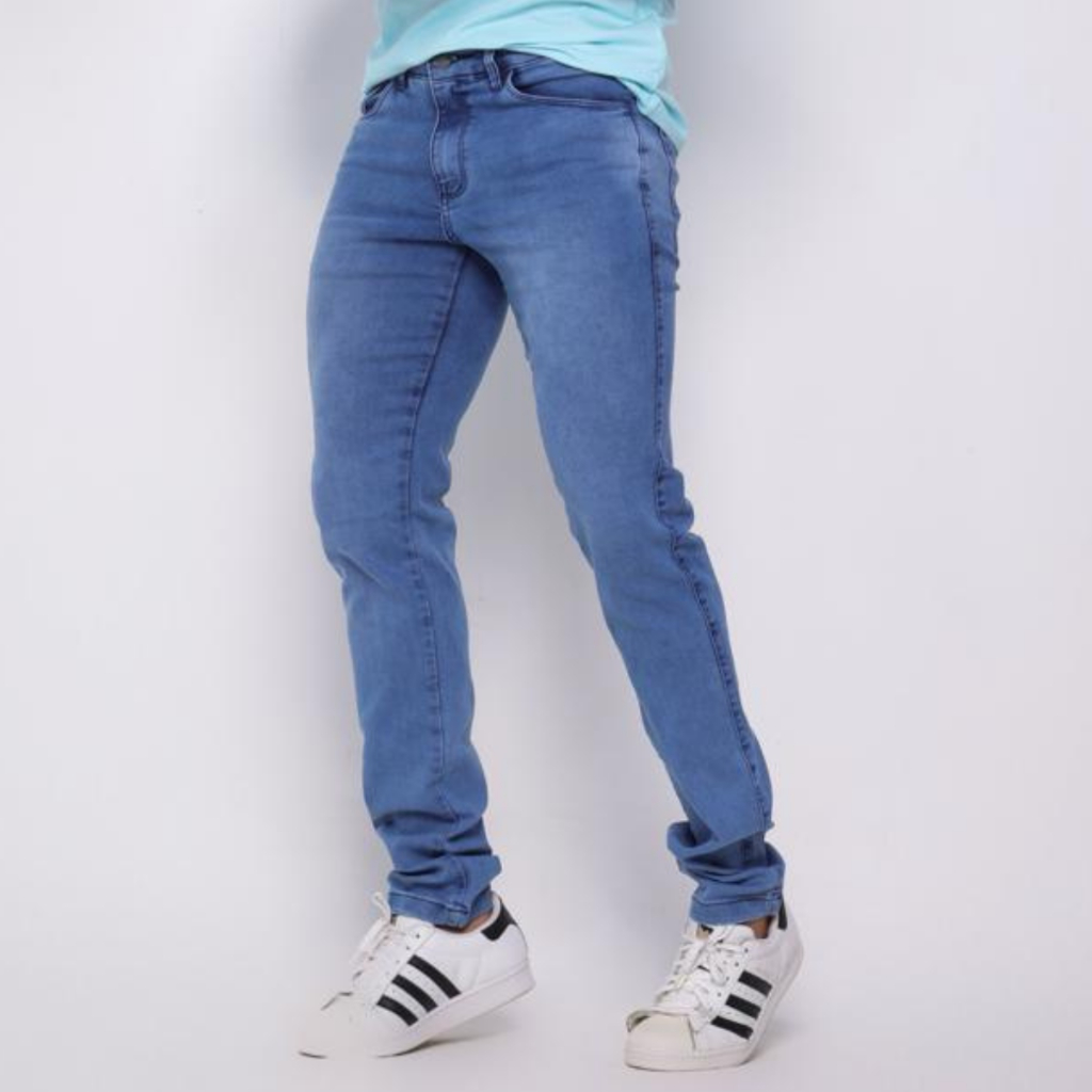 Calça Masculina Jeans Premium Tradicional Com Ela