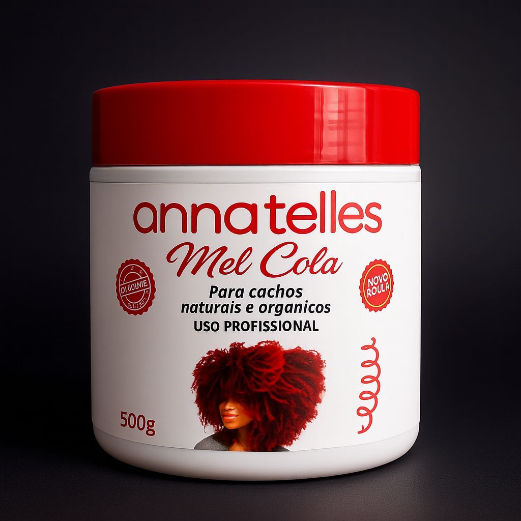 Mel Cola Anna Telles para cachos orgânicos e natu