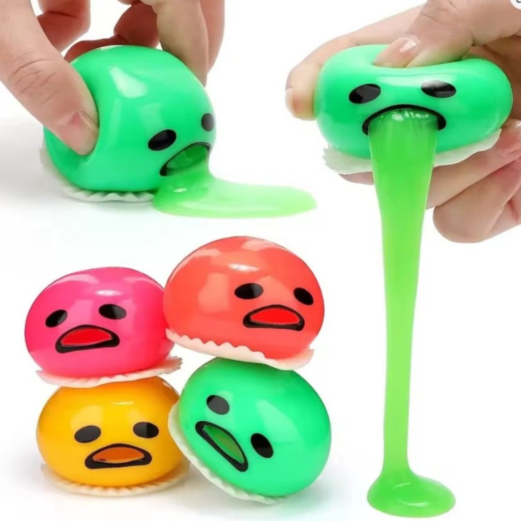 Ovo Gema Slime Godetama Ovinho Come e Vomita Melec