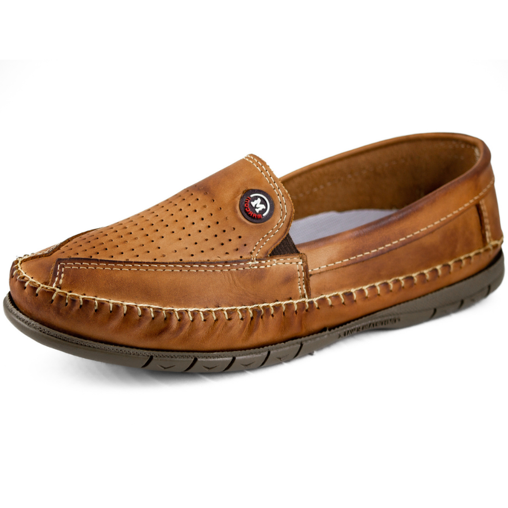 Sapato Sapatilha Mocassim Masculino Couro Legitimo