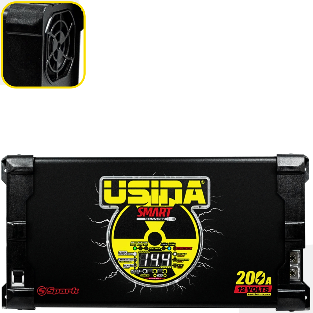 Fonte e Carregador Automotivo Usina 200, 150, 120,