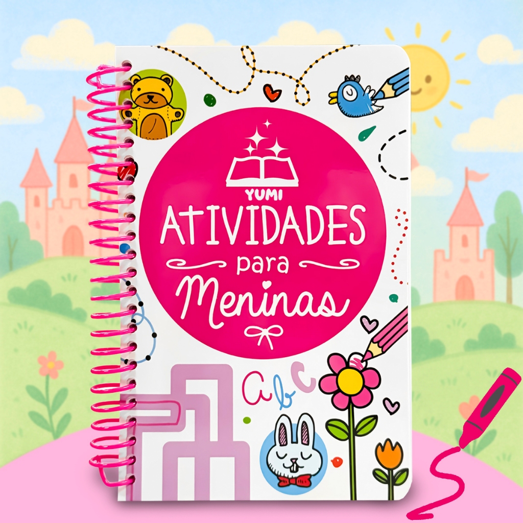 Livro Infantil 365 Atividades para Meninas Livro E
