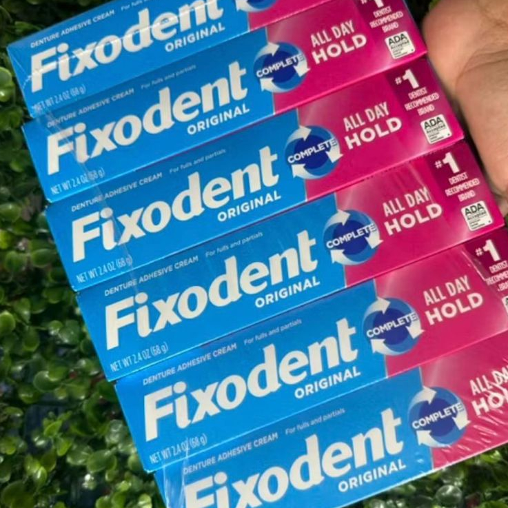 Fixodent Original 68g Fixador De Prótese Em Gel S