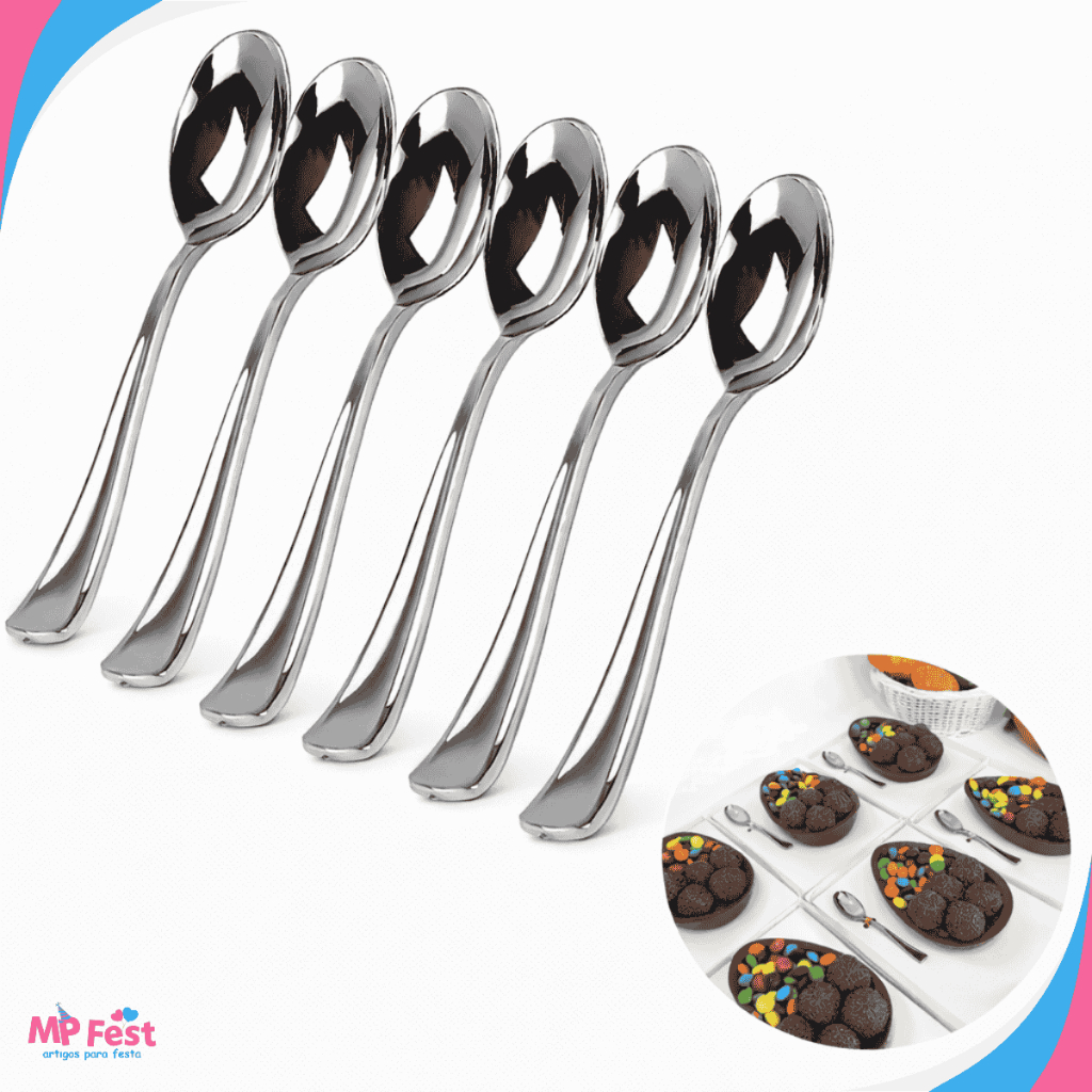 30-150 Unidades Colher Para Ovo de Páscoa 10cm Pr