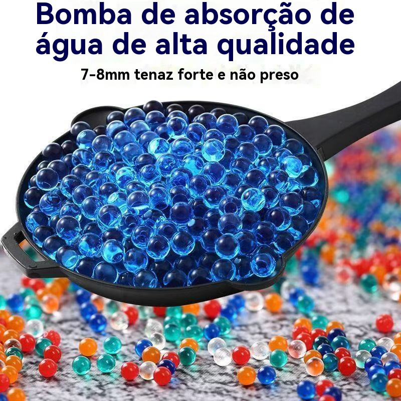 50000, 100000, 1000000 Bola de gel munição arma 