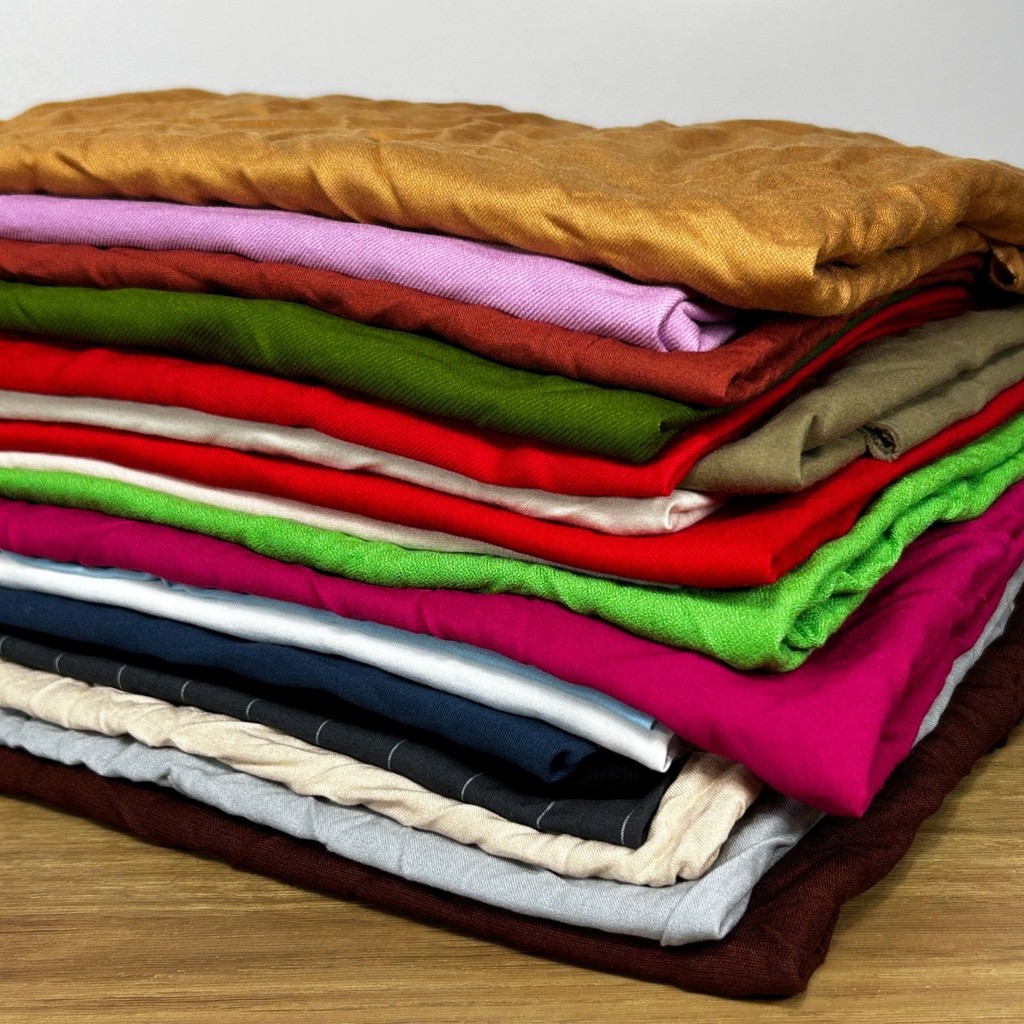 Pacote C/ Retalhos Tecido Plano P Colorido Liso Vi