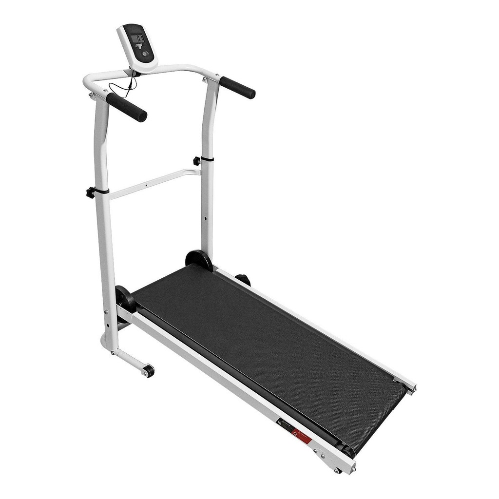 Esteira Mecânica Ergométrica Dobrável Display L