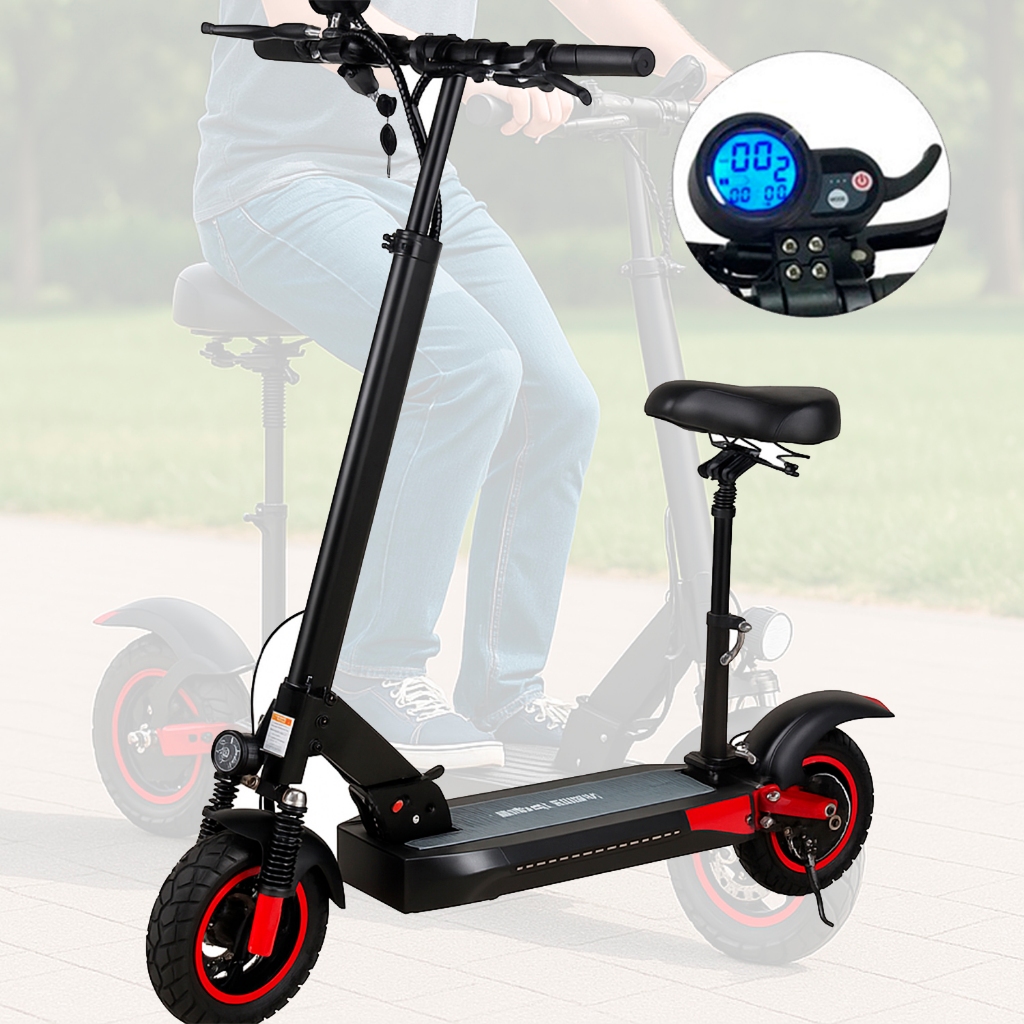 Patinete Elétrico Com Bando 500w Scooter Dobráve