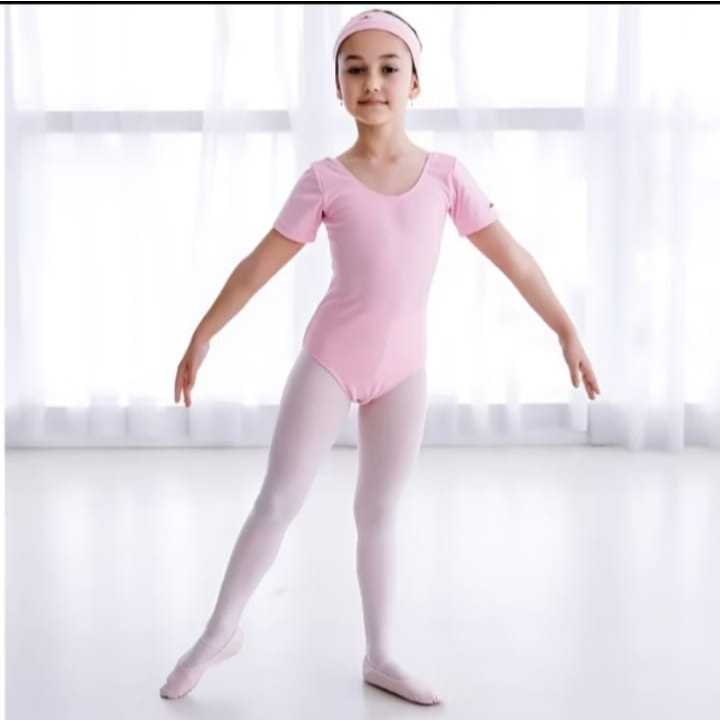 Collant De Ballet e Jazz Manga Curta