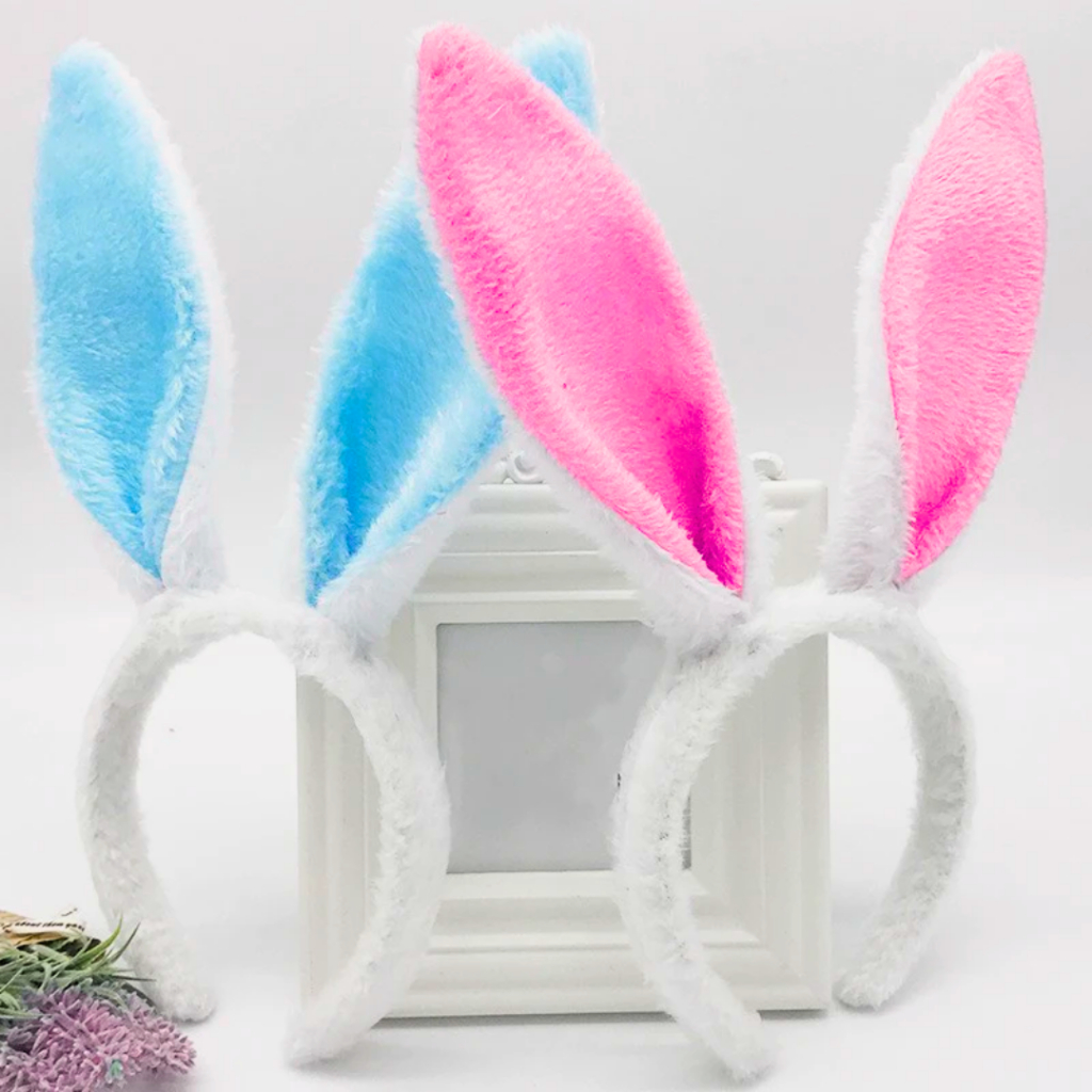 Tiara Coelho de Pelúcia para Fantasias de Hallowe