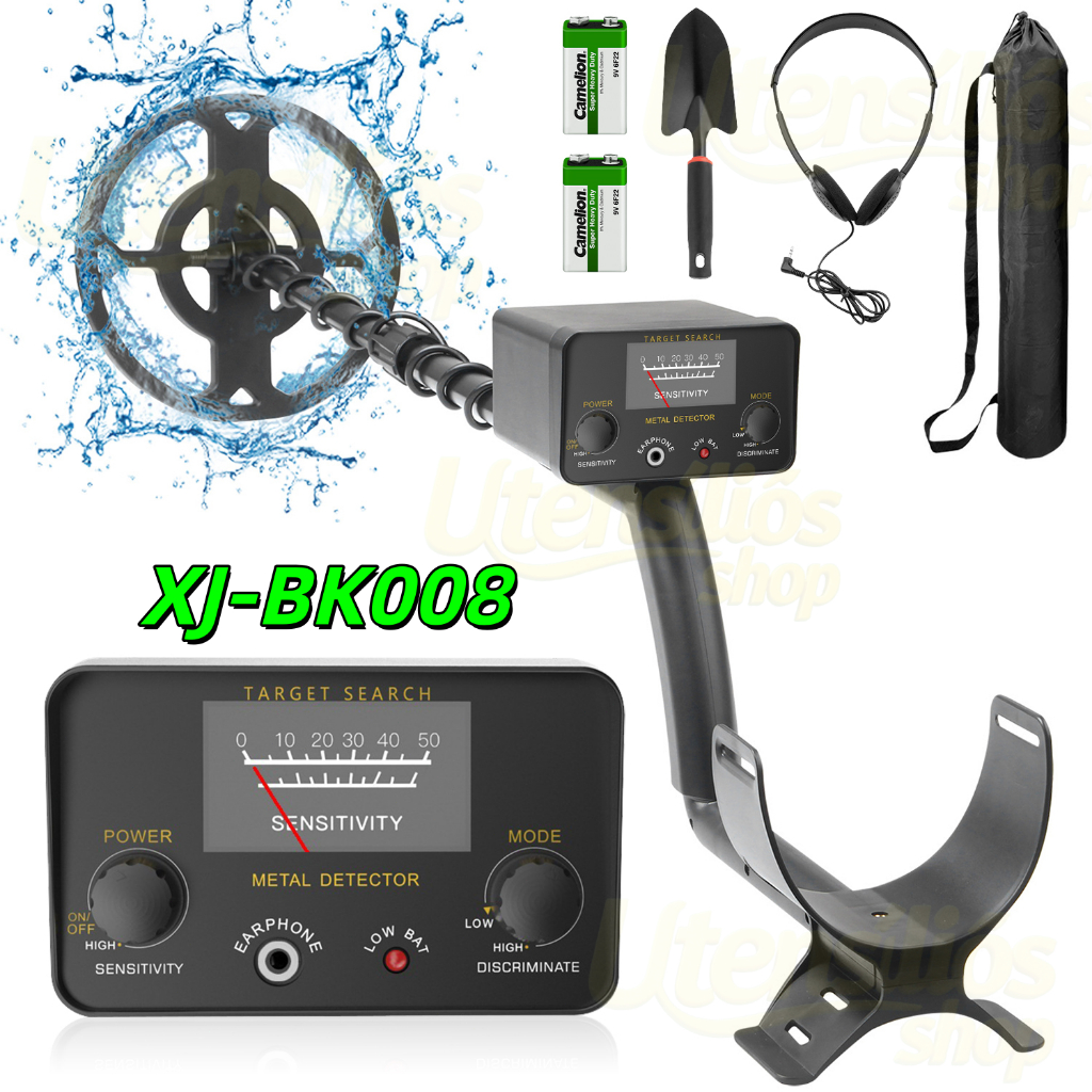 Detector De Metais E Ouro À Prova DÁgua, Com Bol