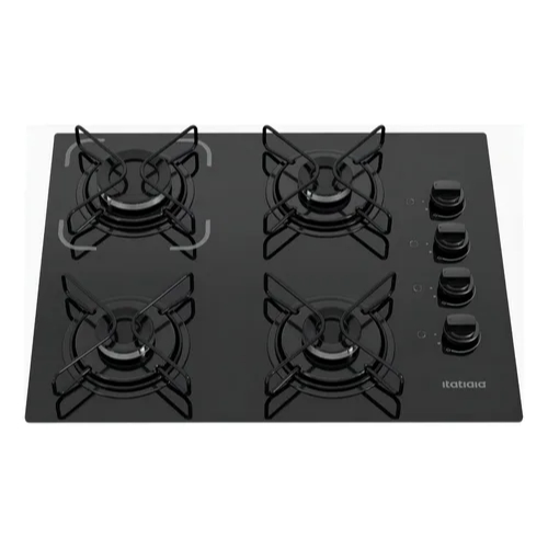 Cooktop Itatiaia Essencial 4 Bocas Preto  Bivolt 1
