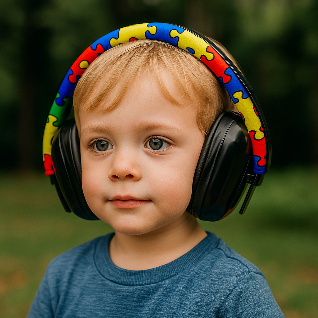 Abafador de ruídos autismo Protetor auricular aco