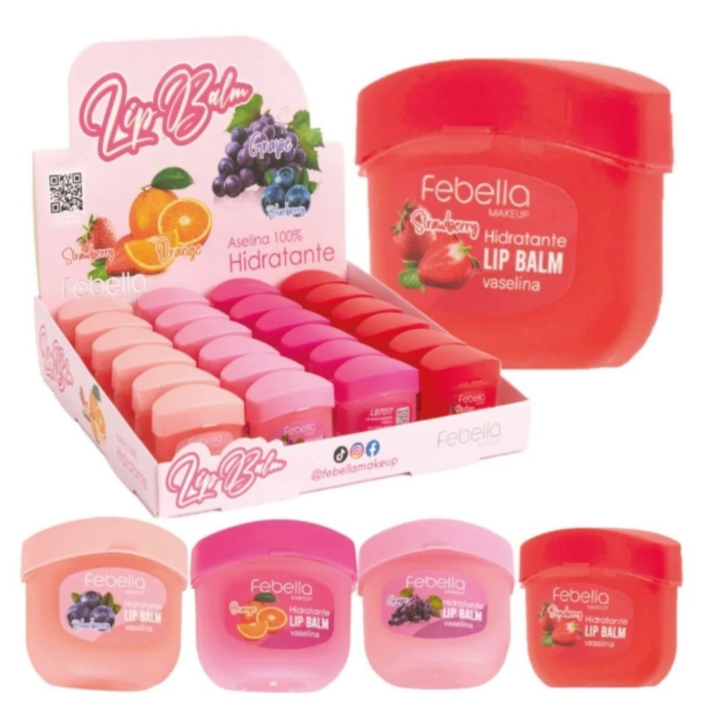 Febella – Lip Balm Frutas Potinho Hidratante