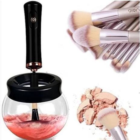 Limpador De Pincel De Maquiagem Elétrico Limpa e 