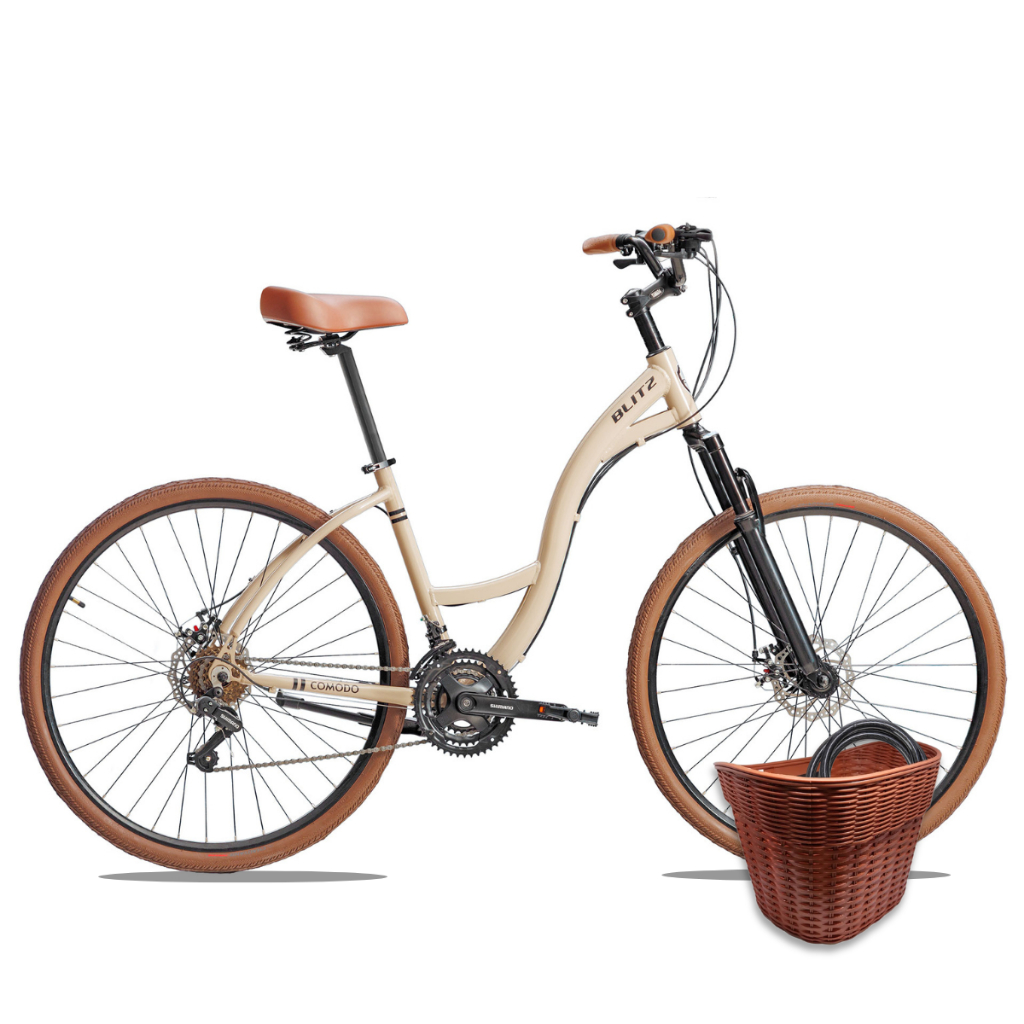 Kit Bicicleta Aro 29 BLITZ Comodo Urbana 21v + Ces
