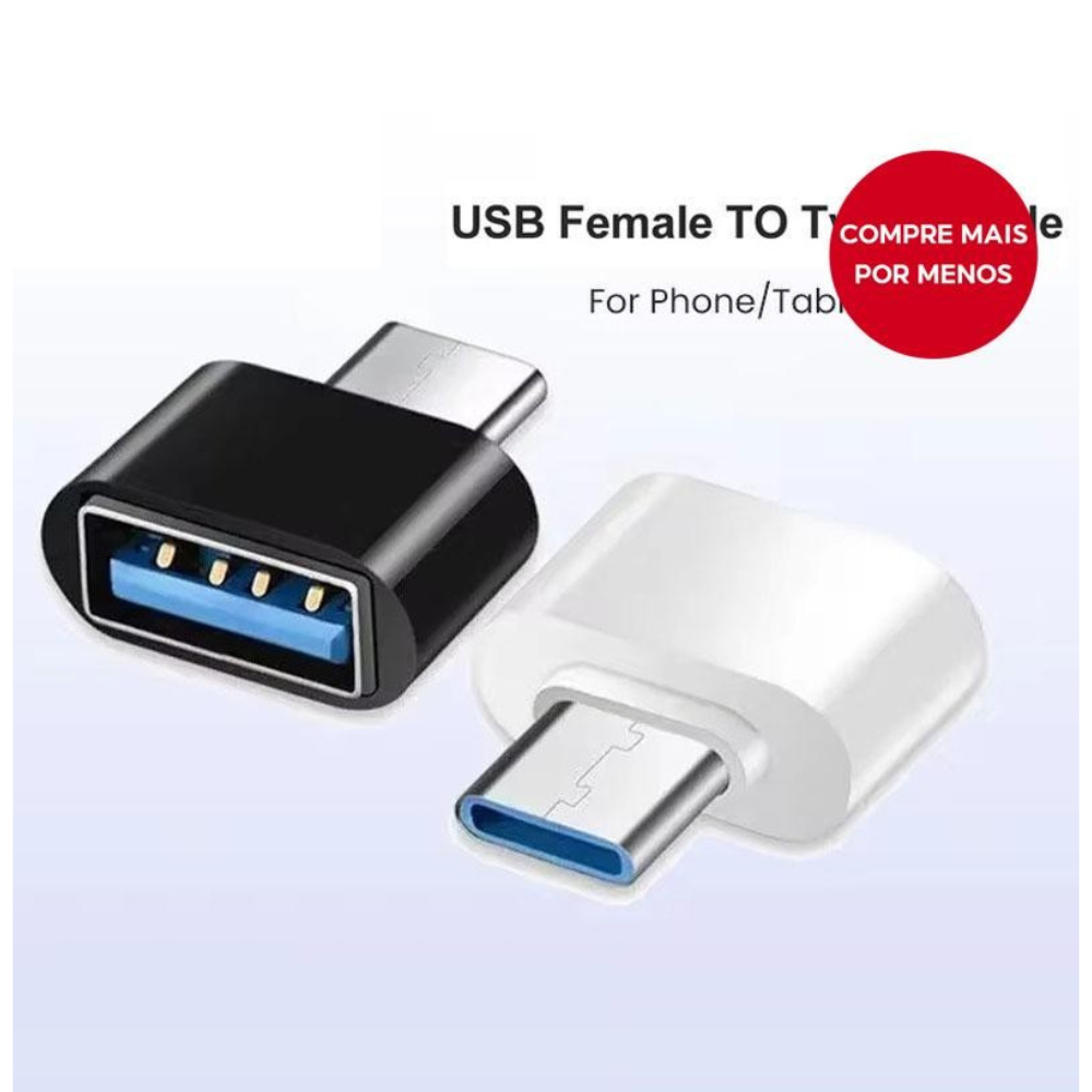 Adaptador USB Tipo C para Transferência de Dados 