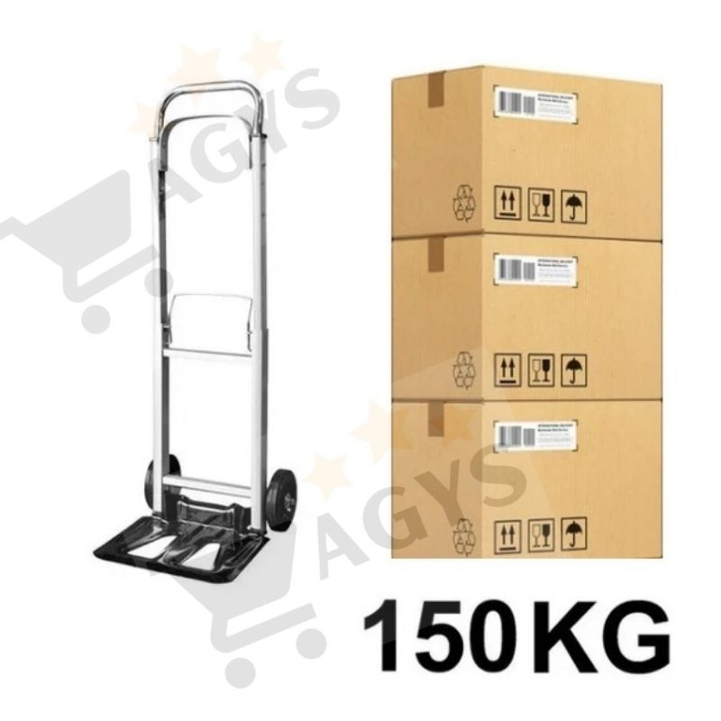 CARRINHO DE CARGA MULTIUSO DOBRÁVEL150kg
