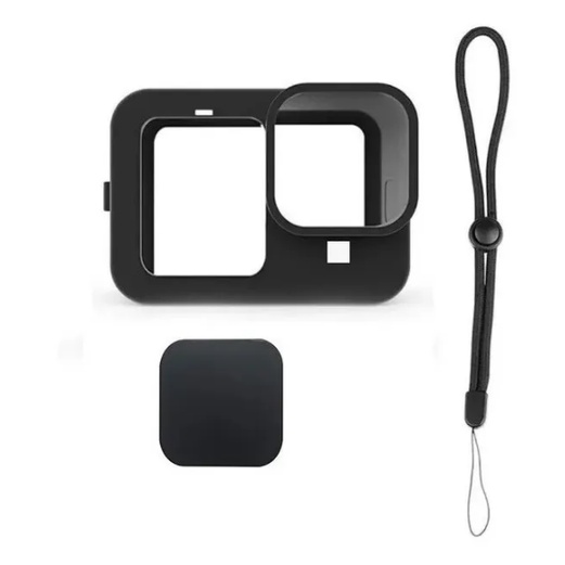 Case Capa Silicone P Gopro Hero 9 10 11 12 13 Blac