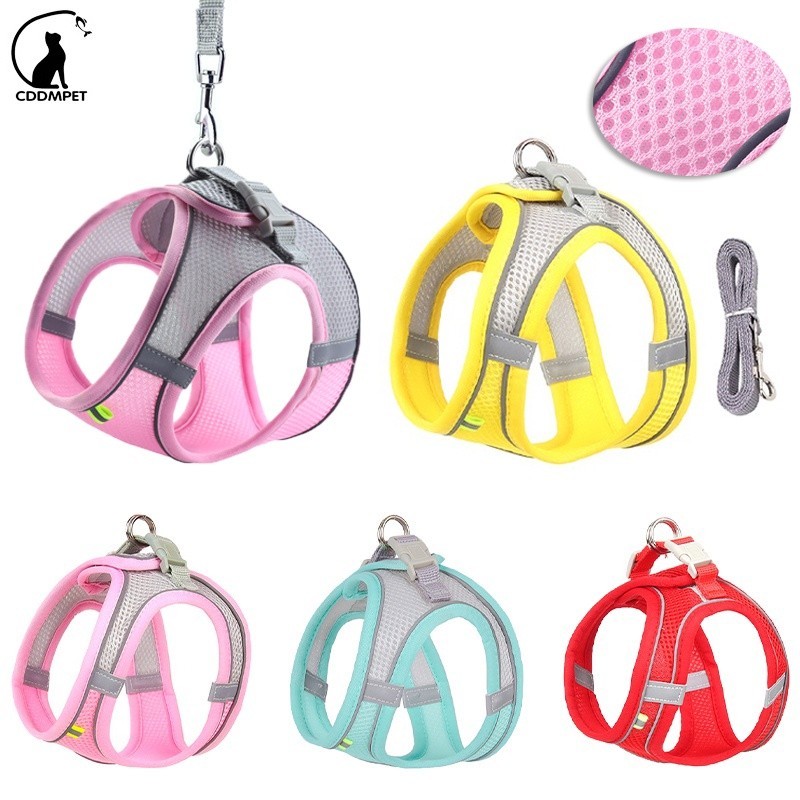 Coleira de Cachorro Peitoral Trela Para Cães Cão