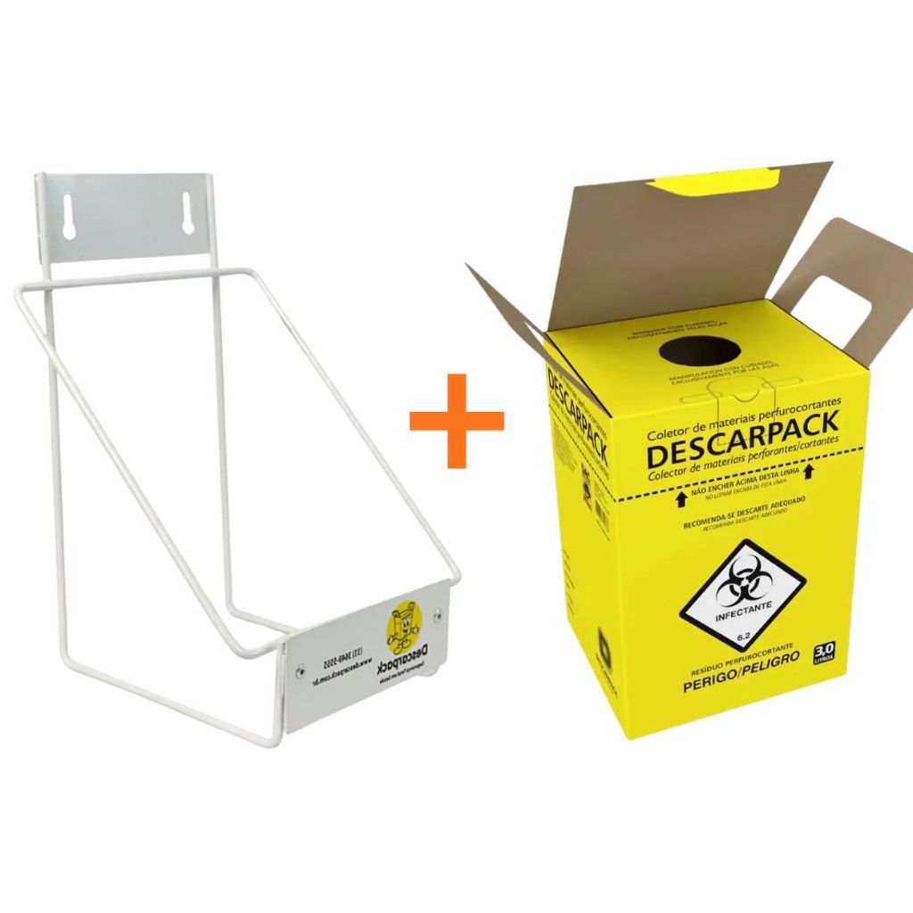 Suporte Para Caixa Coletora Perfurocortante 1,5L 3