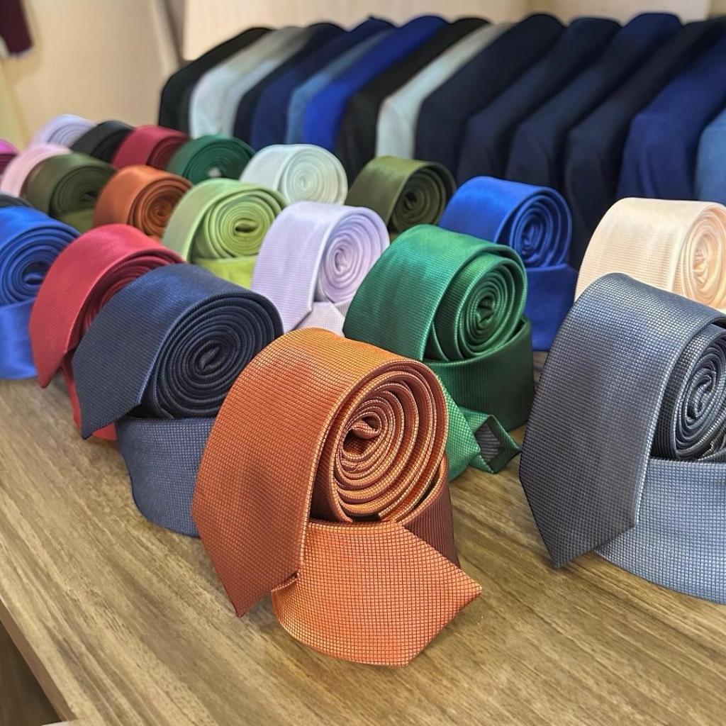 Kit gravatas varias cores Padrinhos Casamento e Co