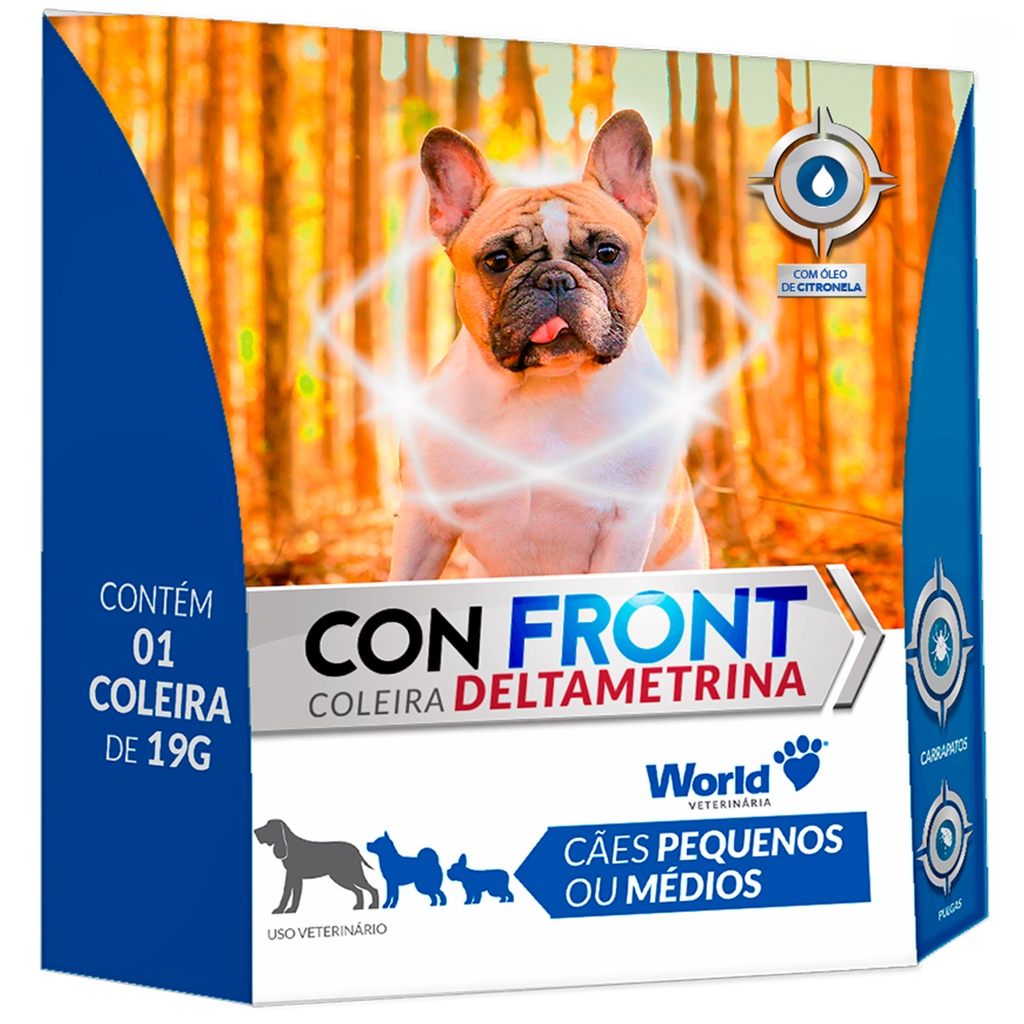 Coleira Antipulgas e Carrapatos Deltametrina Óleo