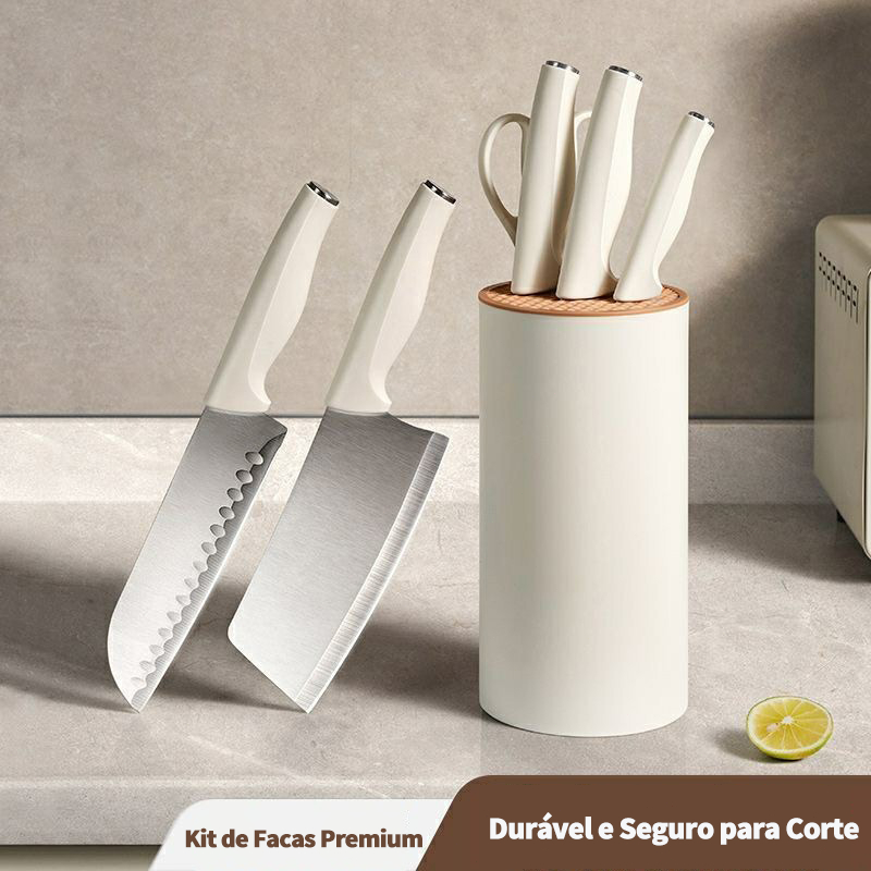 Conjunto de facas de aço inoxidável 5 peças Tes