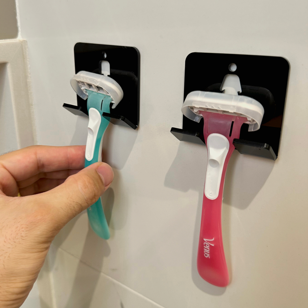 Suporte Banheiro Para Gillete Barbeador Elegante H