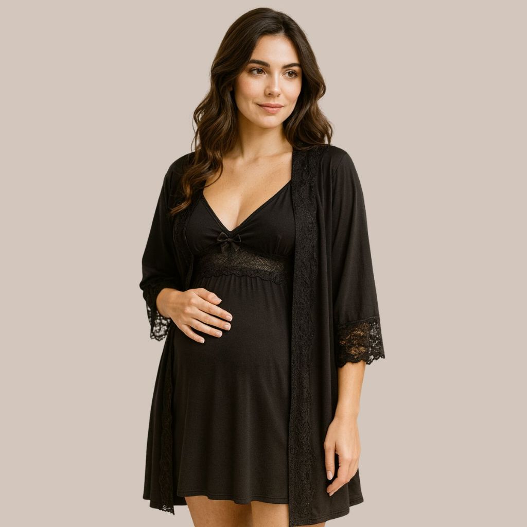 KIT Camisola Amamentação Maternidade e Pós Part