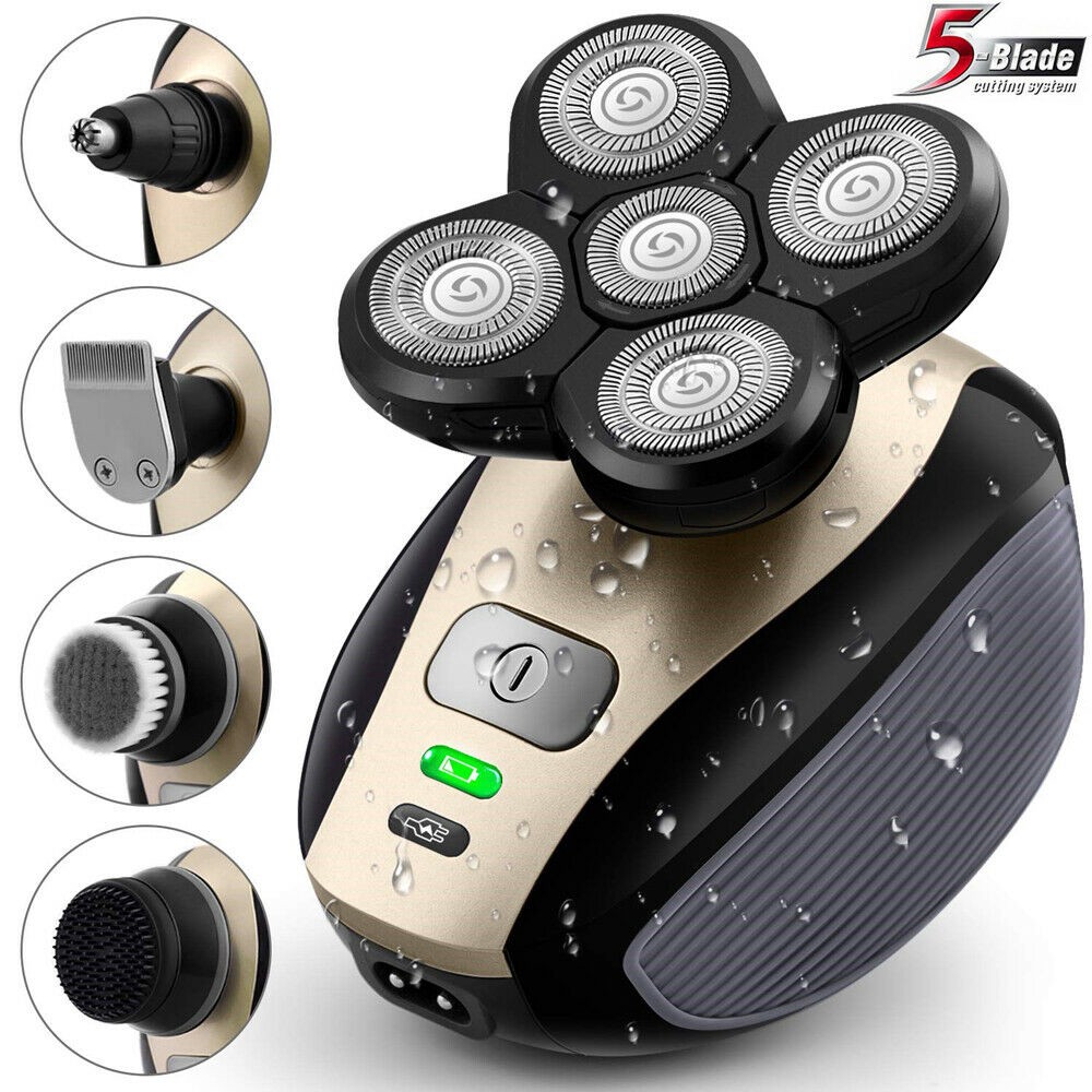 5 Em 1 4D Dos Homens Recarregável Cabeça Elétri