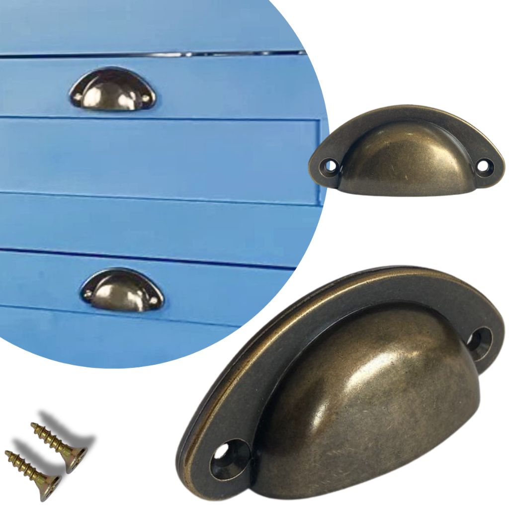 Kit 14 Puxador Concha Rustico  P/ Gavetas Armário