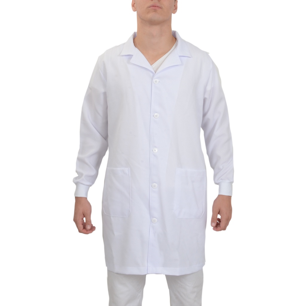 Jaleco Masculino Gabardine Manga Longa