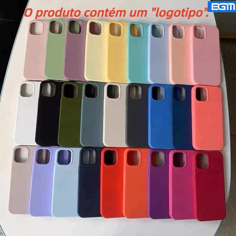 BGMCapinha Case Silicone Aveludada Para iPhone 13/